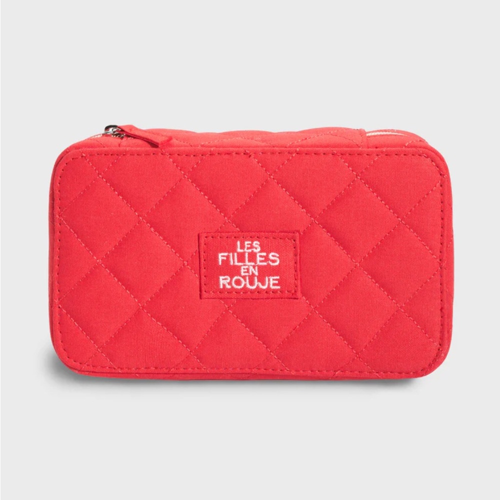🇫🇷Rouje Quilted Makeup Pouch
